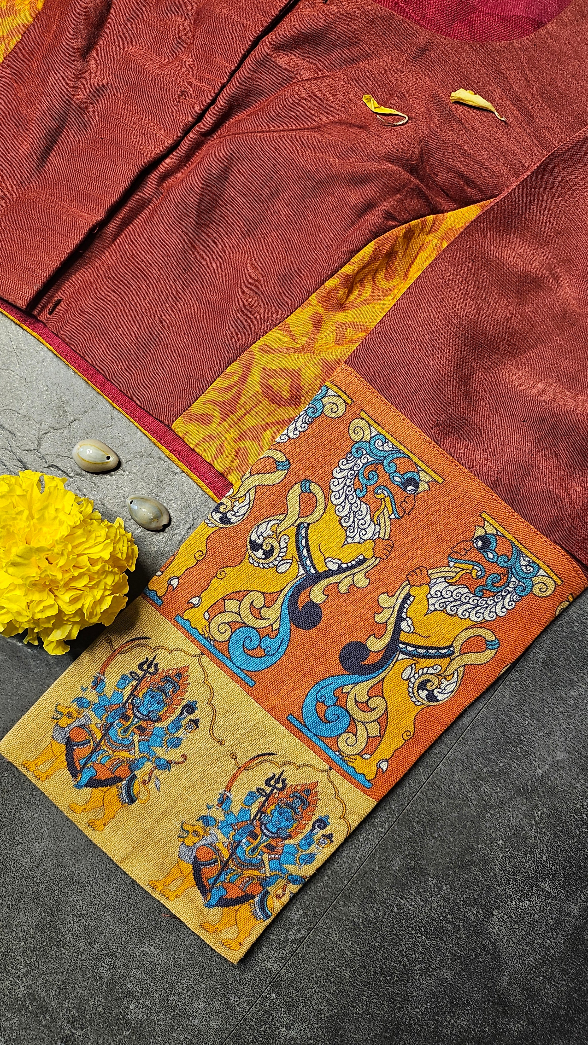 Rust Durga Blouse