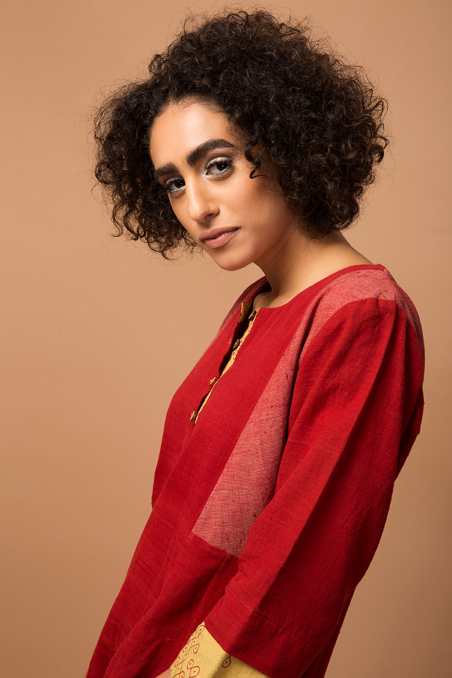 Maroon stripe kurta/dress