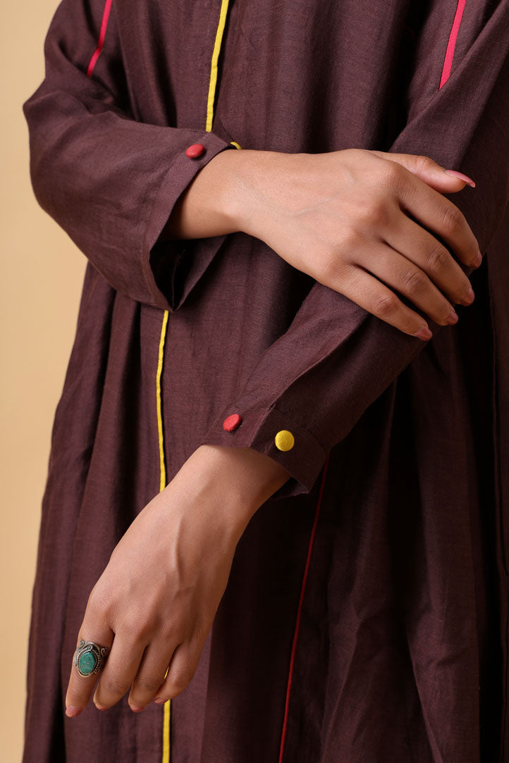 BHOOMI CHESTNUT KURTA PANT SET
