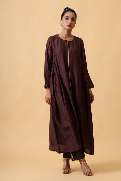 BHOOMI CHESTNUT KURTA PANT SET