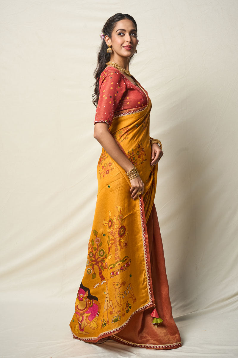 DHŪP VANA YELLOW SAREE