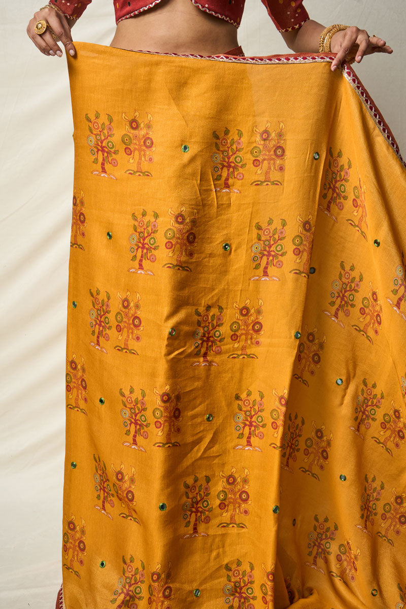 DHŪP VANA YELLOW SAREE