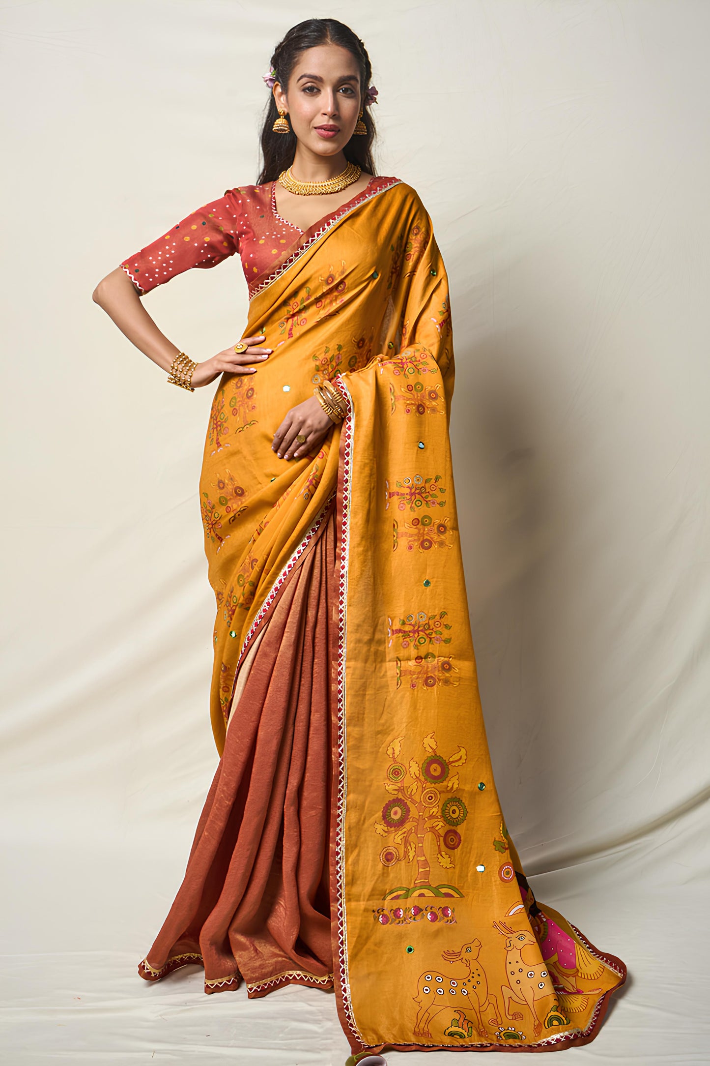 DHŪP VANA YELLOW SAREE