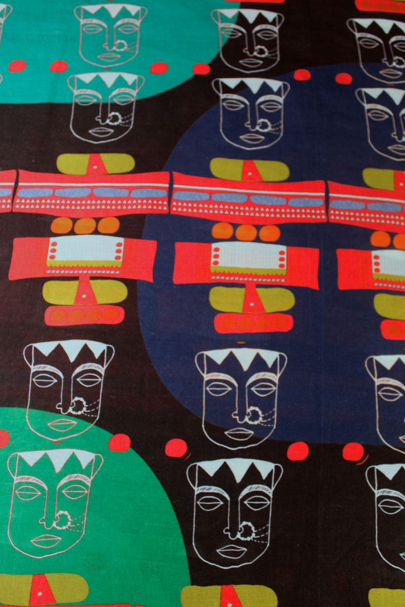 Totem Mask Fabaric