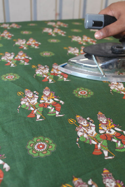Dancing Shiv-Parvati Fabric