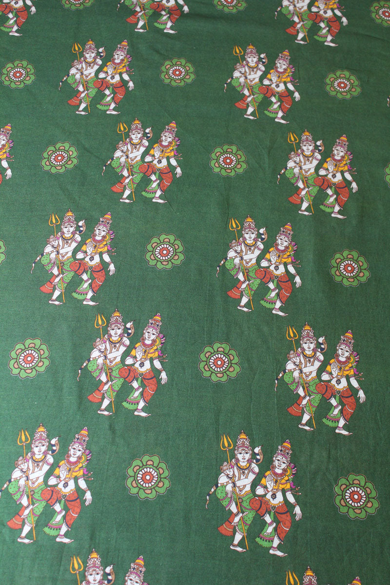 Dancing Shiv-Parvati Fabric