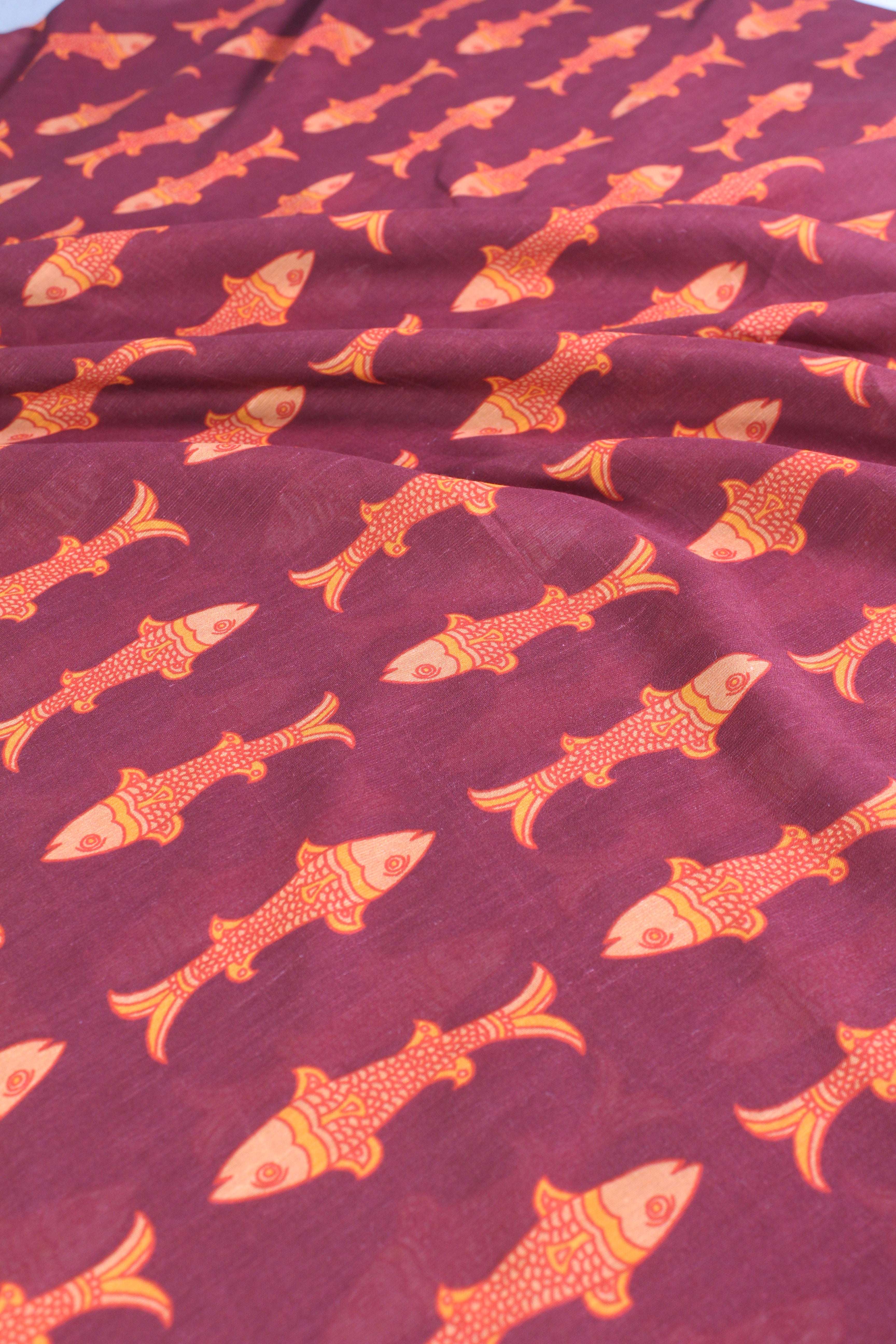 MATSYA MAROON FABRIC