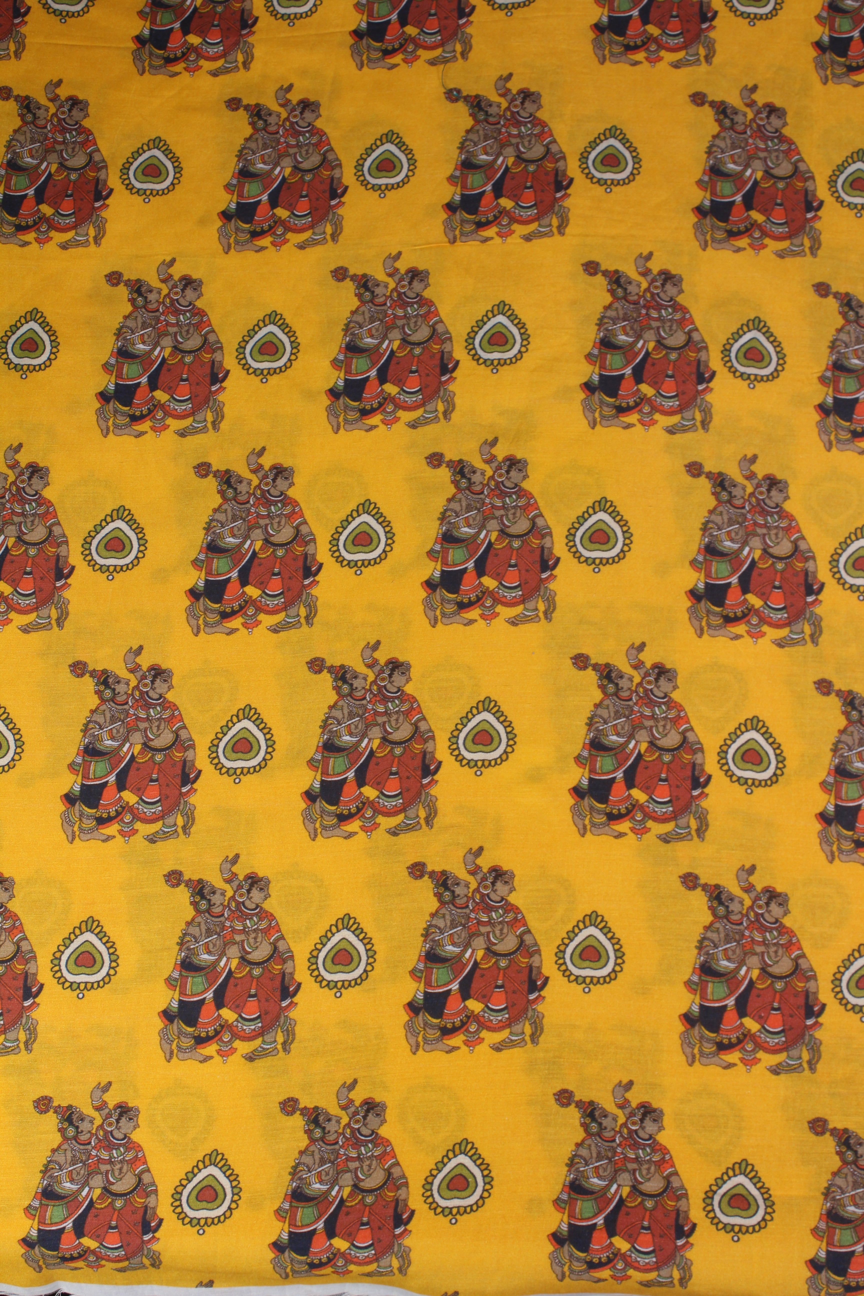 RAS LILA KRISHNA-RADHA FABRIC