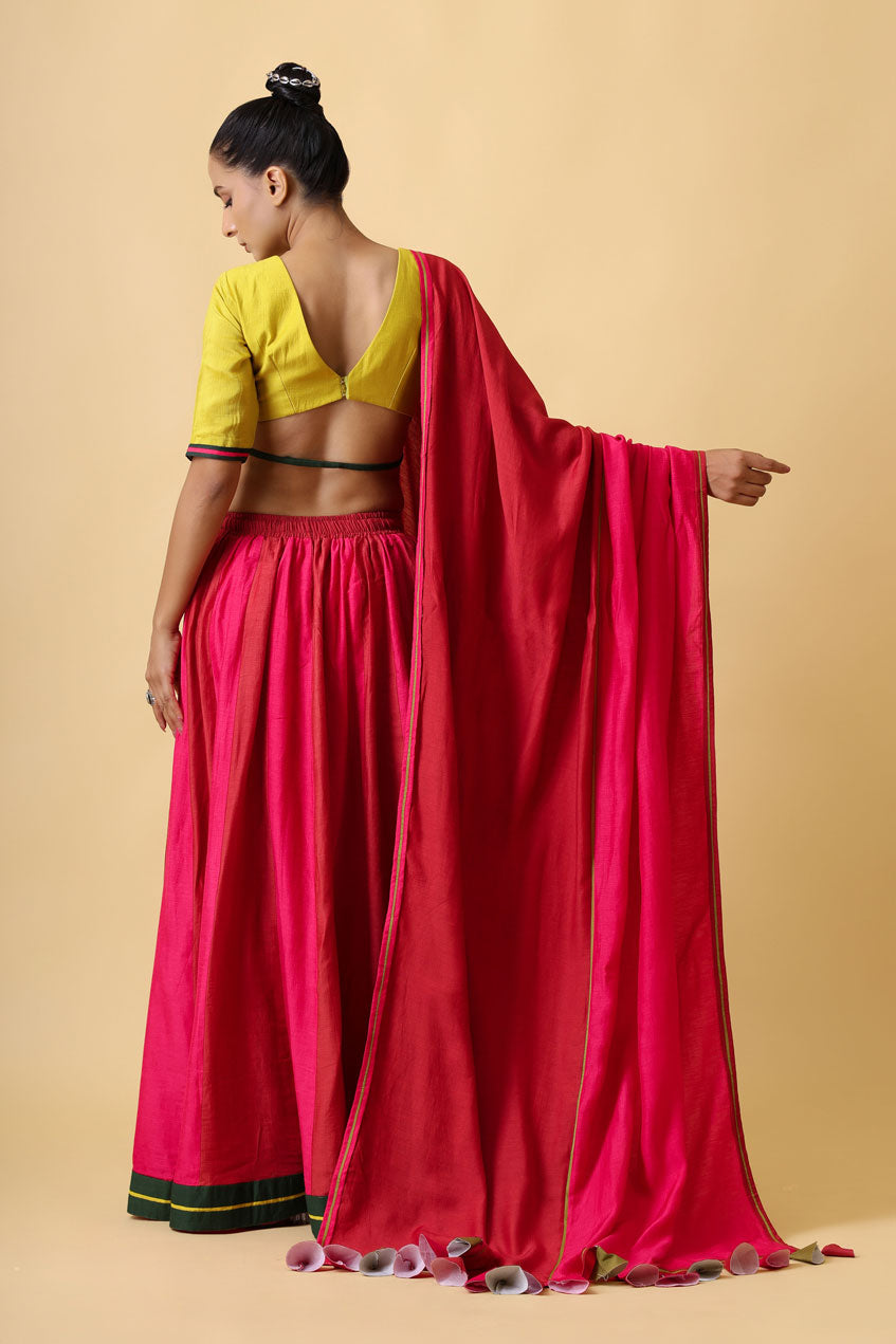 KSHITI TERRACOTTA LEHENGA (set of 3)