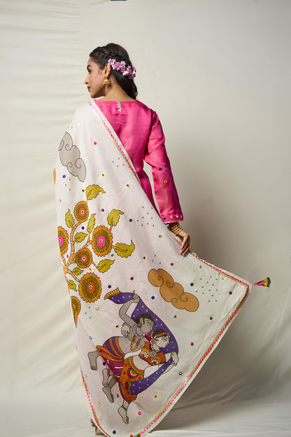 KĀNTARA GREEN LEHENGA SET(SET OF 3)