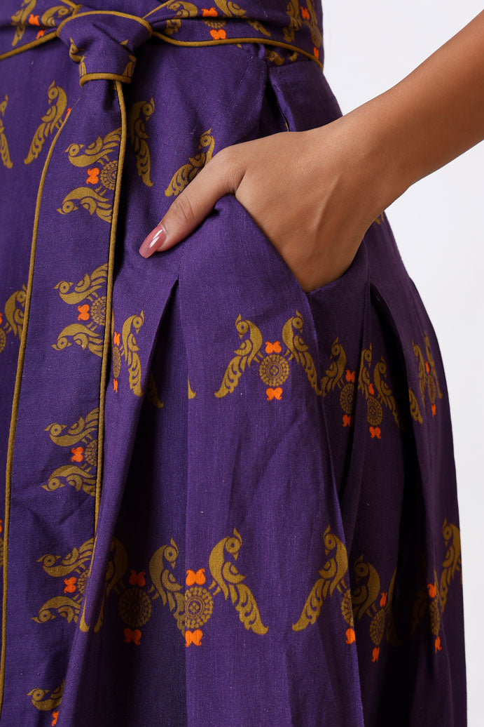PRATEETI MAYIL PURPLE DRESS