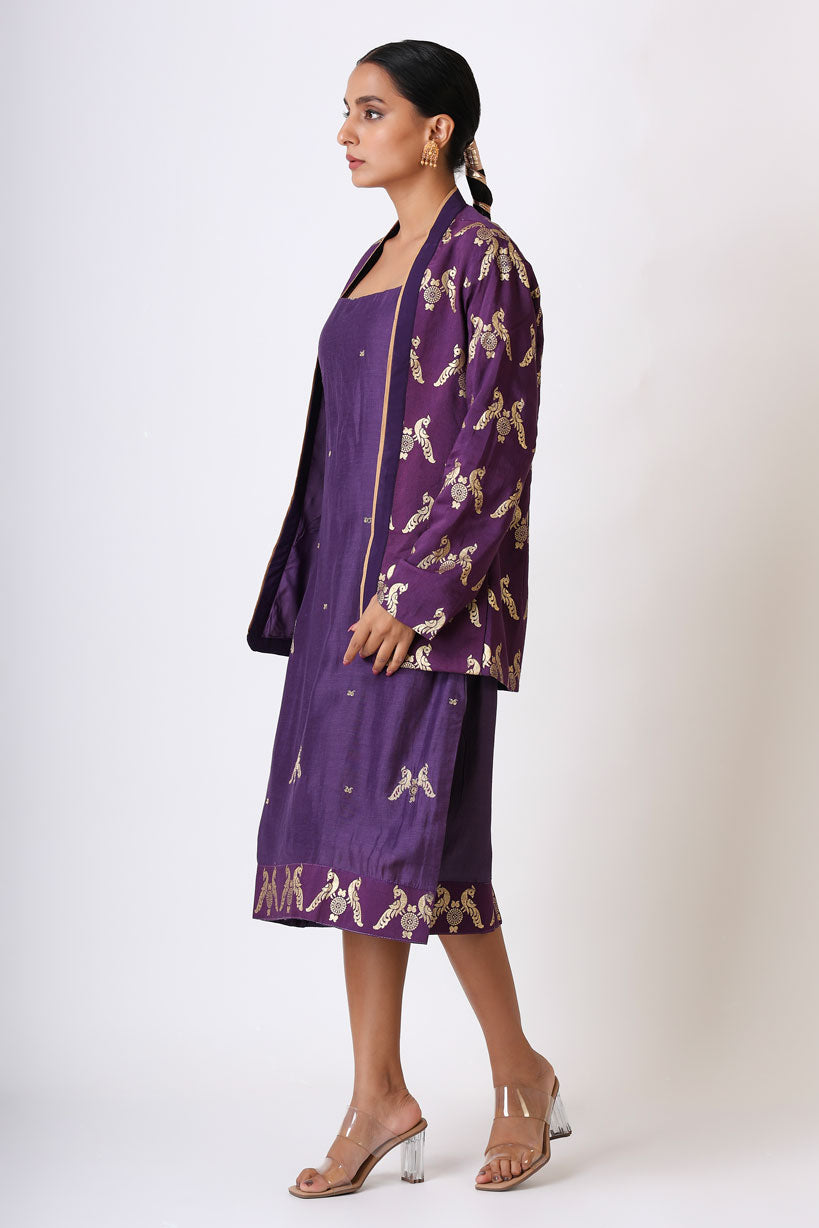 PRATEETI PURPLE DRESS SET (set of 2)