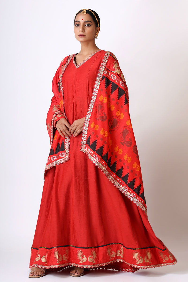PREM RED ANARKALI SET (set of 2)