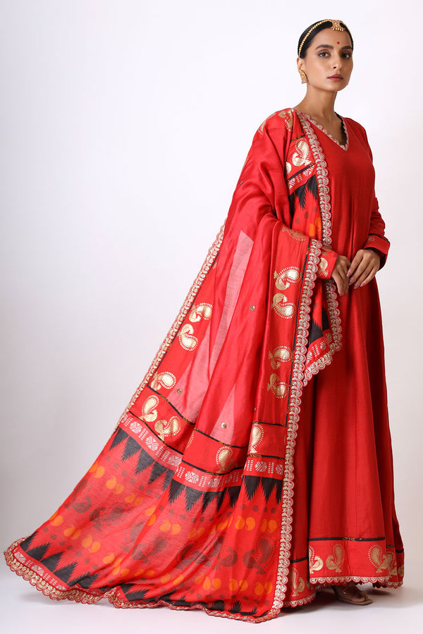 PREM RED ANARKALI SET (set of 2)