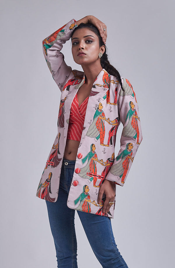 Phugadi rose-pink jacket