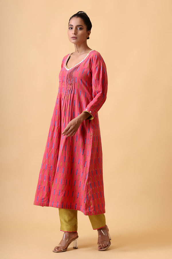 SAUNDARYA SALMON KURTA PANT SET