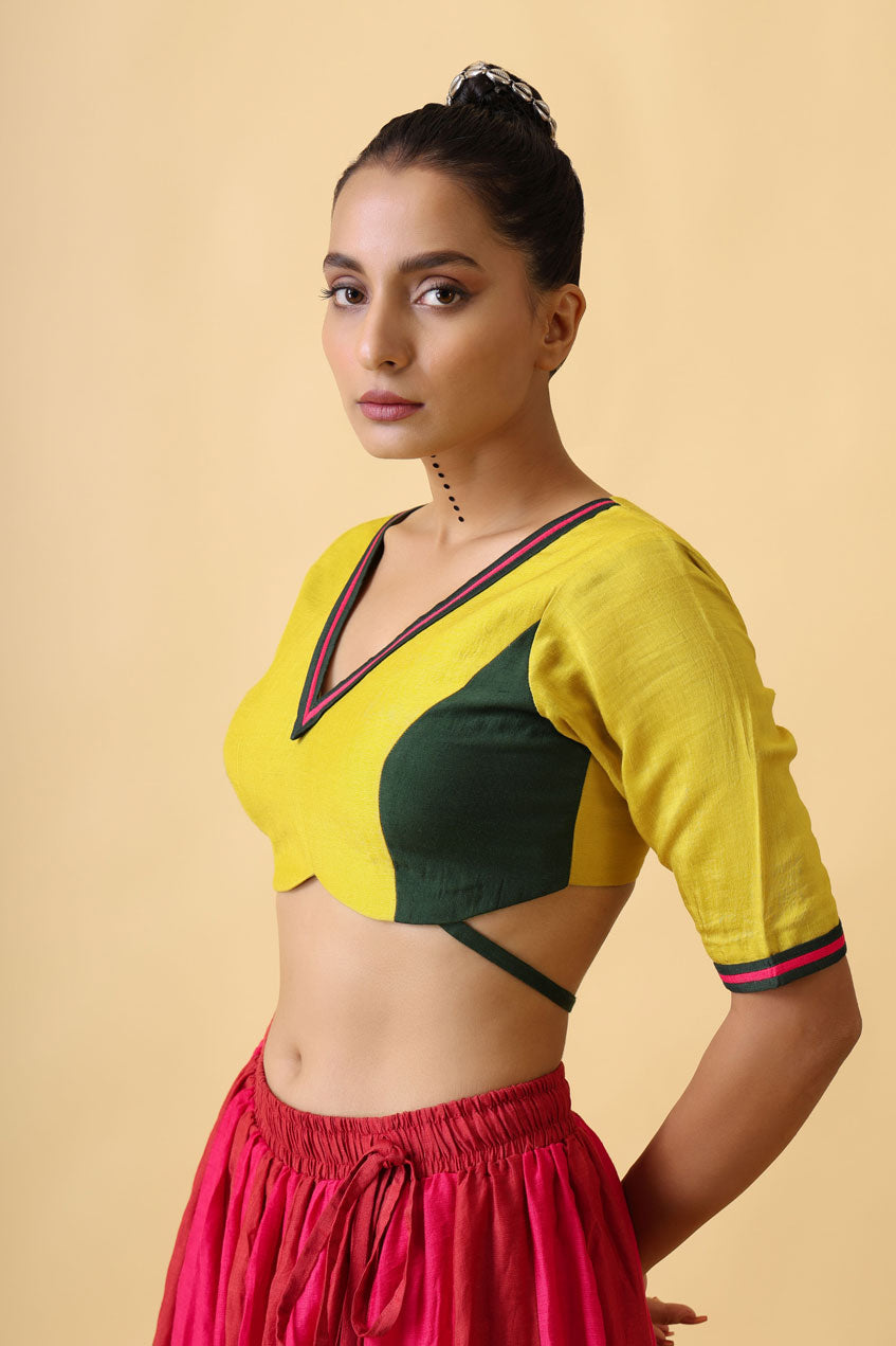 KSHITI TERRACOTTA LEHENGA (set of 3)