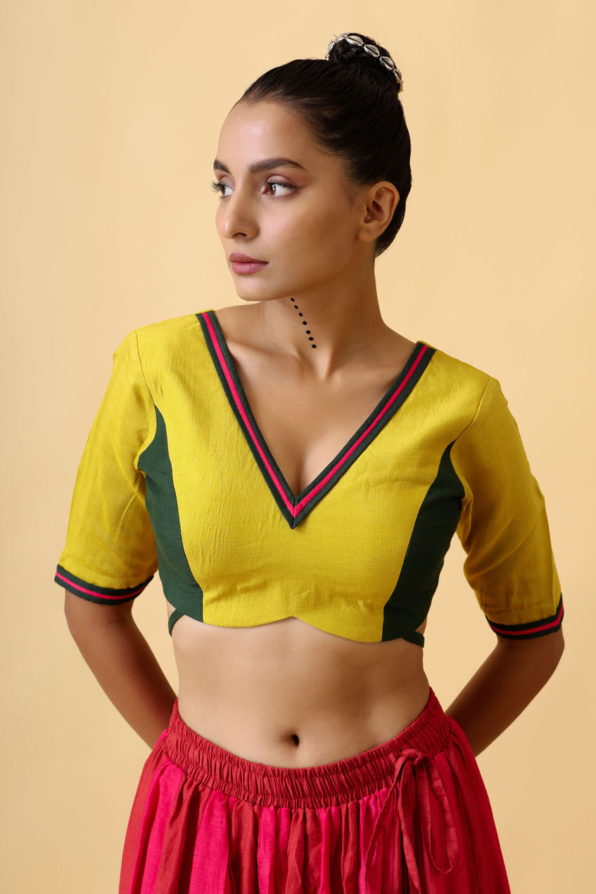 KSHITI TERRACOTTA LEHENGA (set of 3)