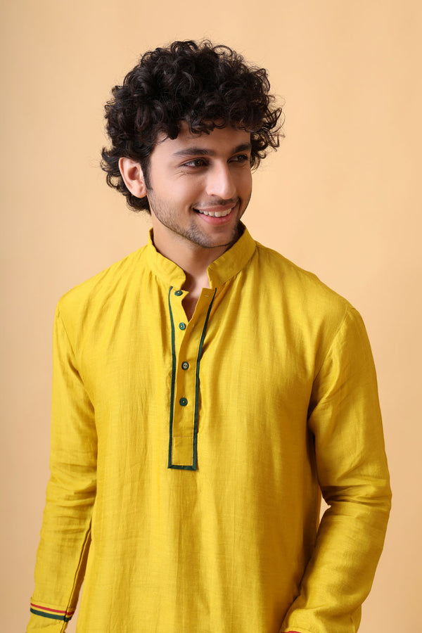 PRITHVI LEMON SET (kurta + churidar)