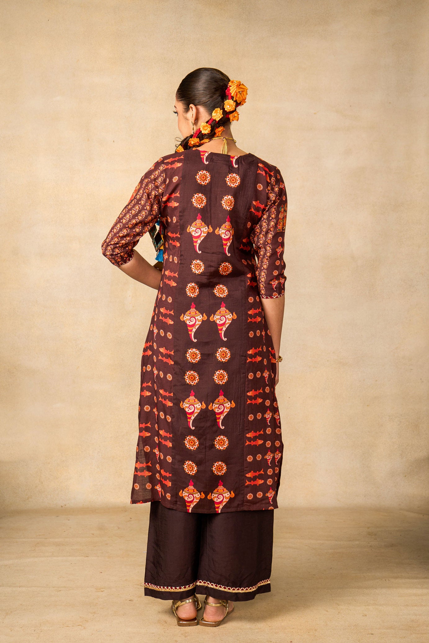 Samudra sutra coffee set of 2 ( kurta + palazzo )