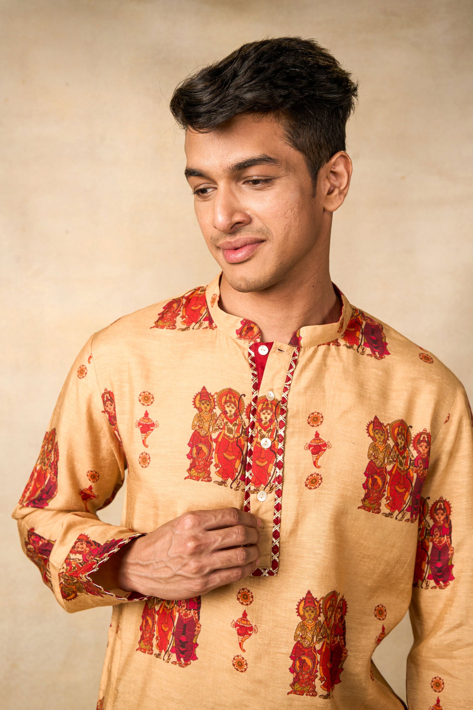 Vajraang cream kurta