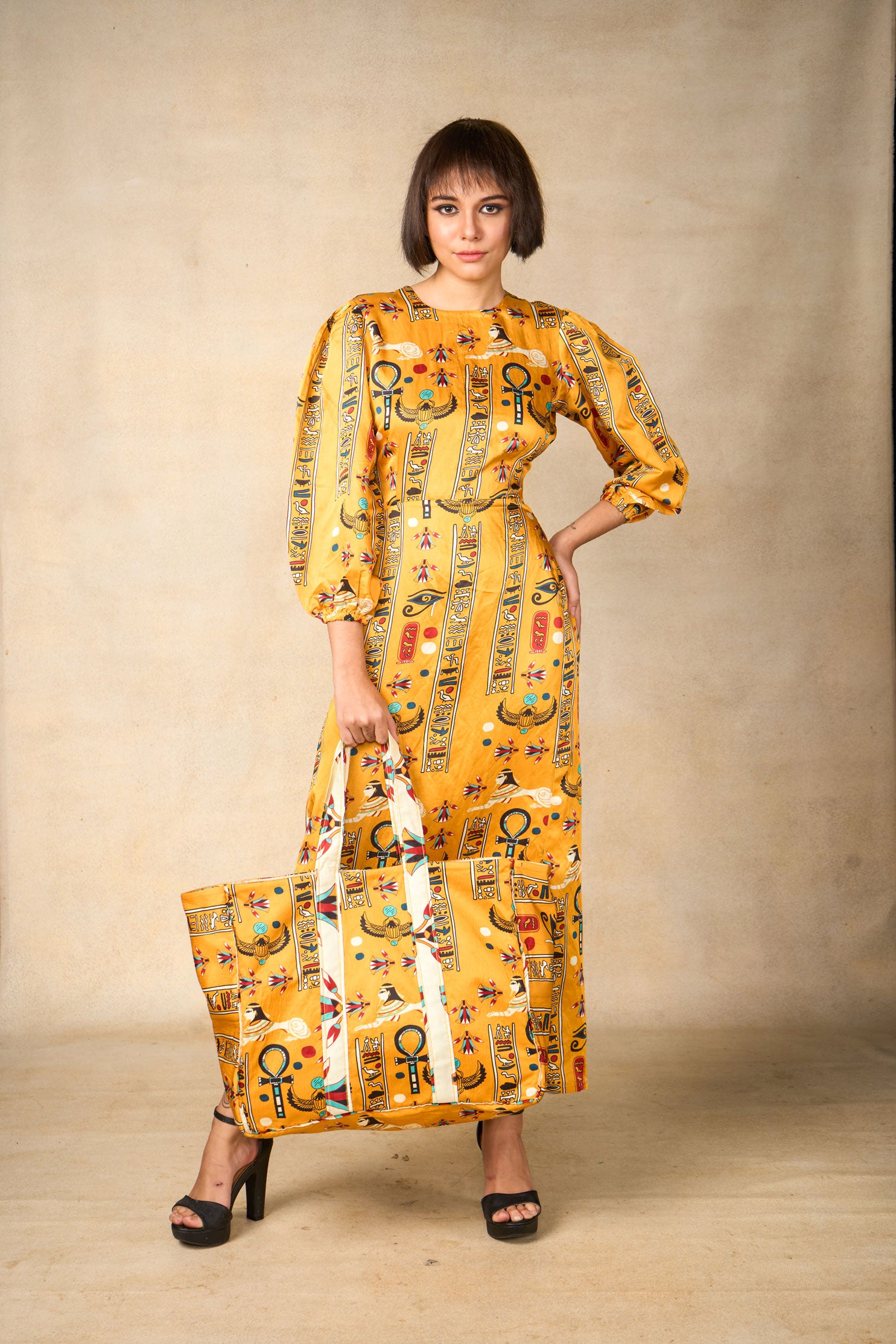 Echoes of Egypt yellow bag