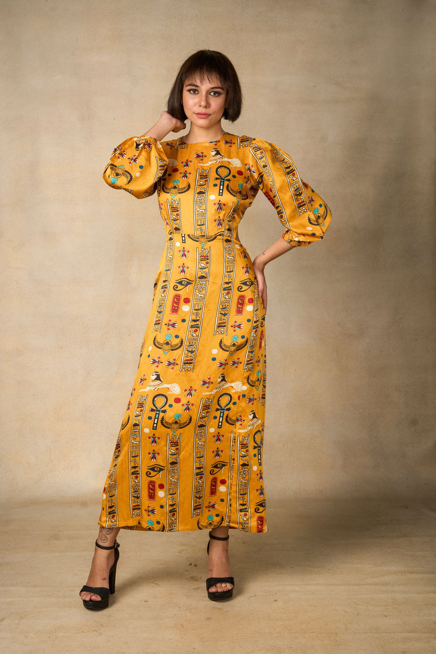 Luxor dress- yellow