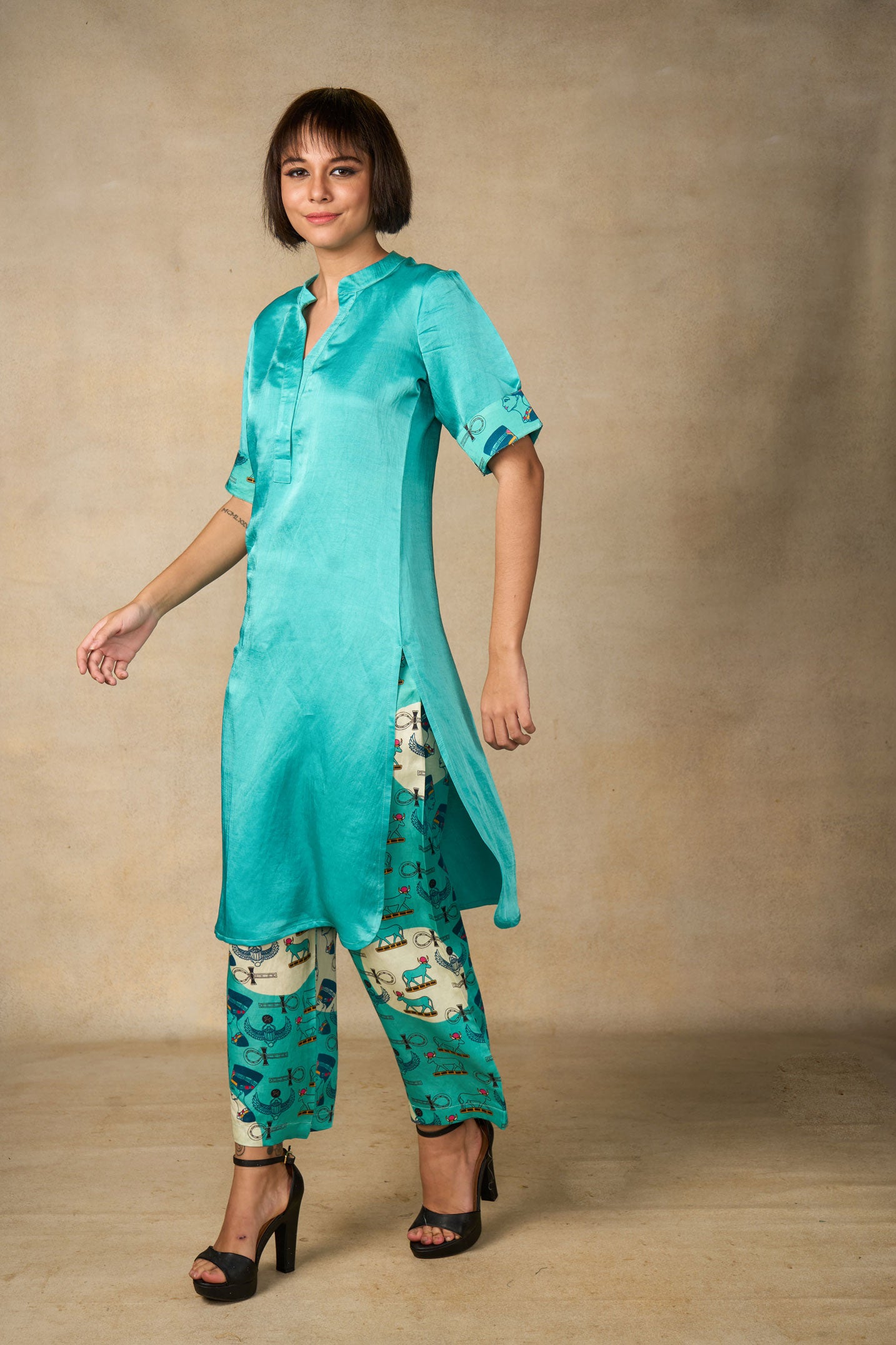 Mirage co-ord set- turquoise