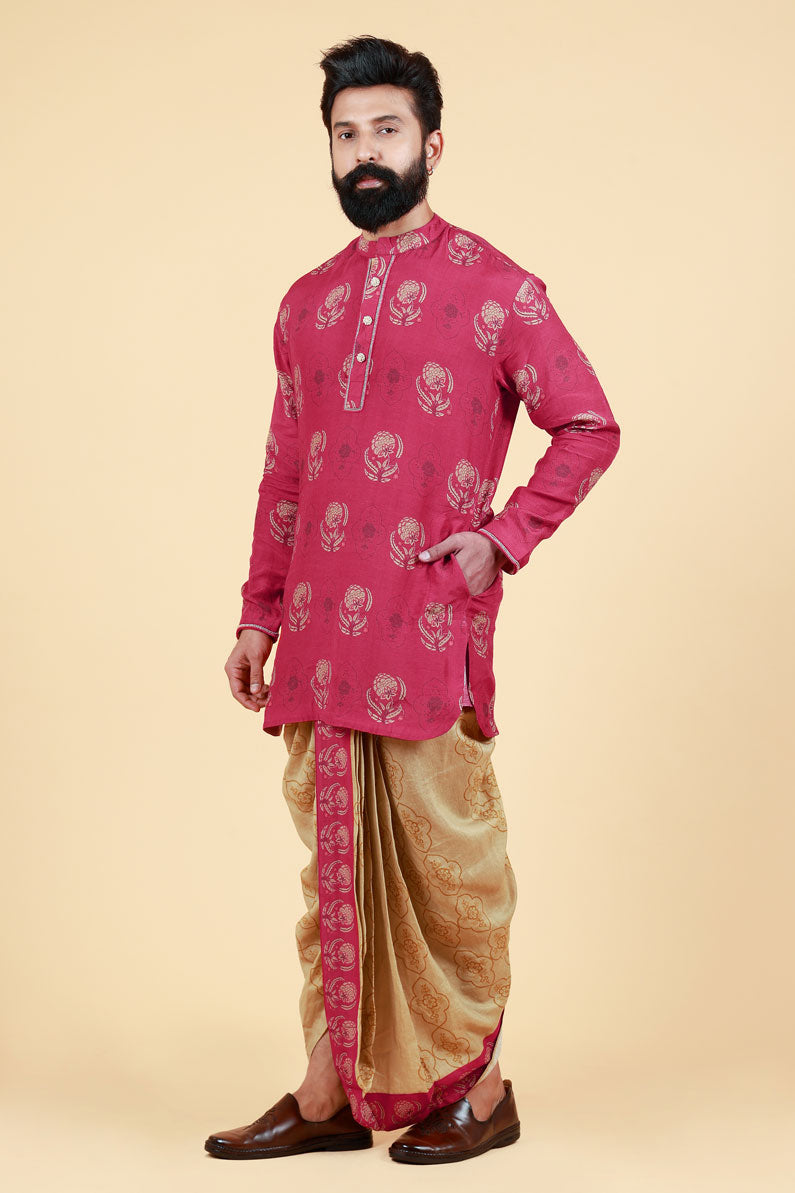 VRITTI KURTA + DHOTI SET
