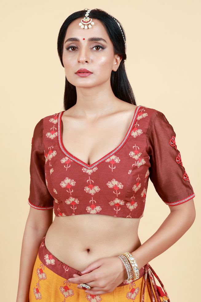 MALIKA HALDI LEHENGA SET (set of 3)