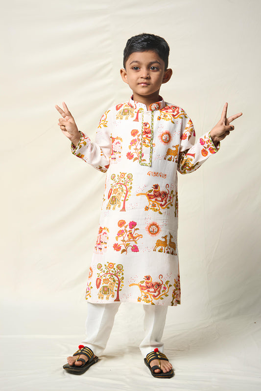 BAL YATRI WHITE SET (set of 2)