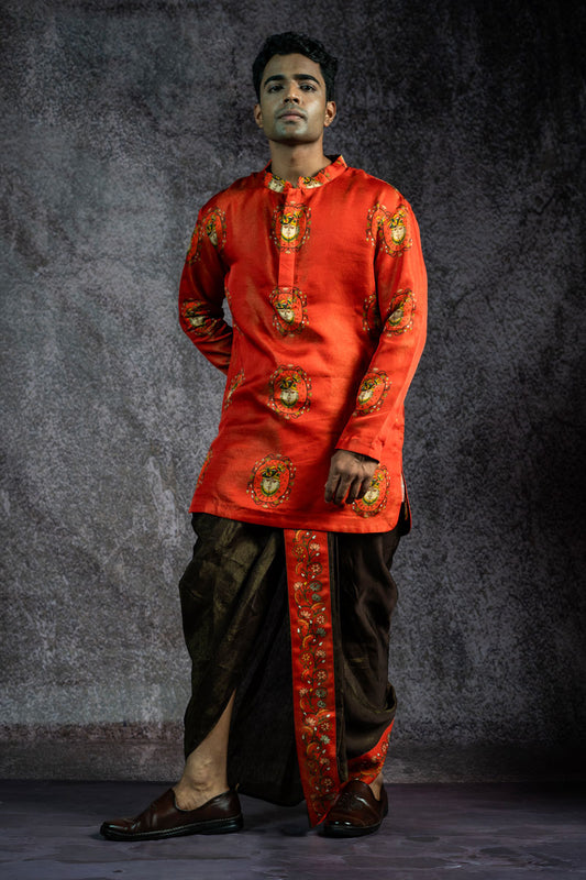 SHRINATHJI ARPAN SET OF 2 ( KURTA + DHOTI )