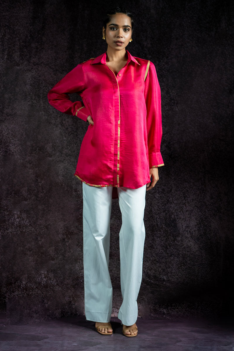 GULABI METALLIC SHIRT