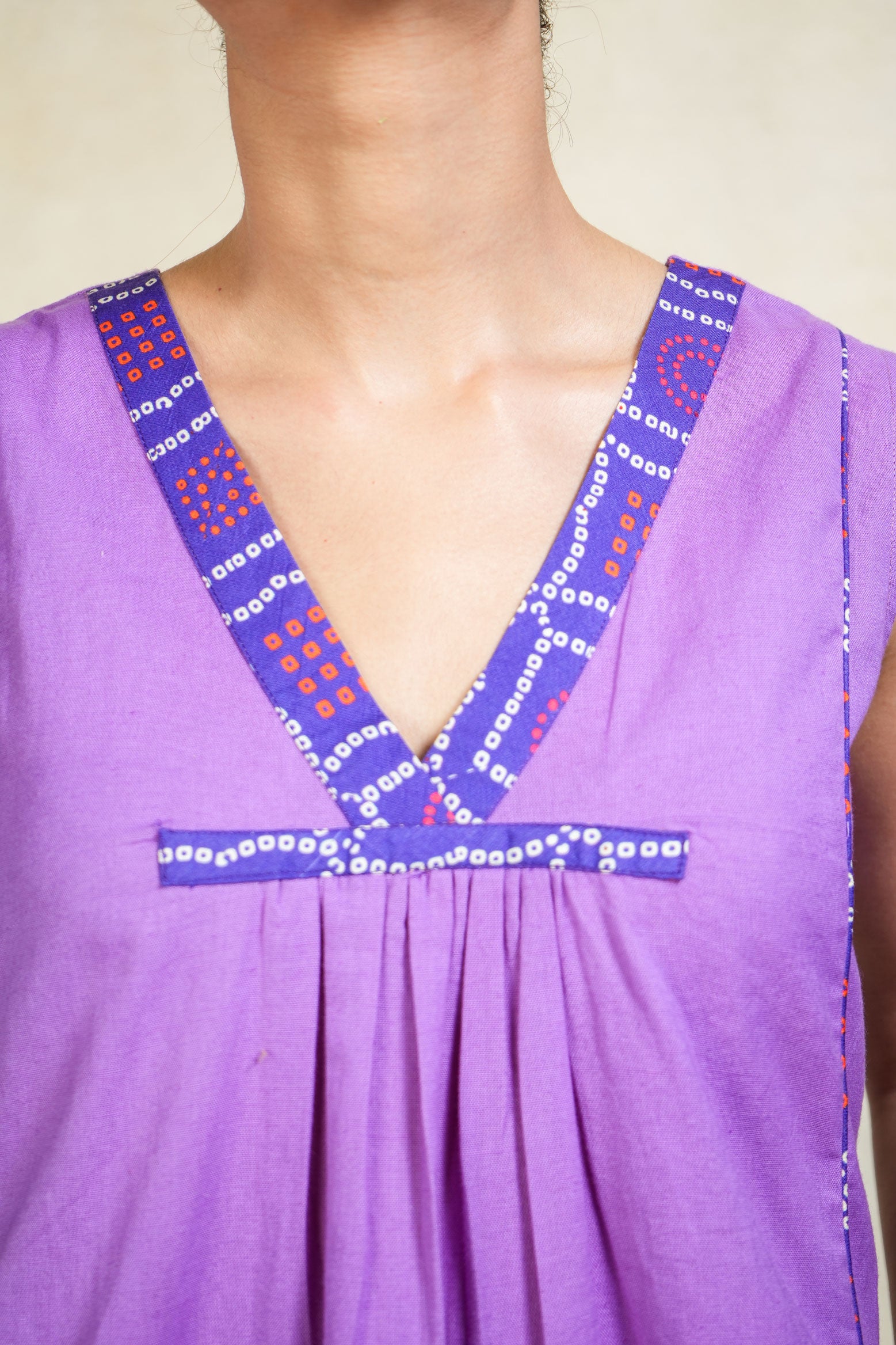 Neelkanth lavender Kurti
