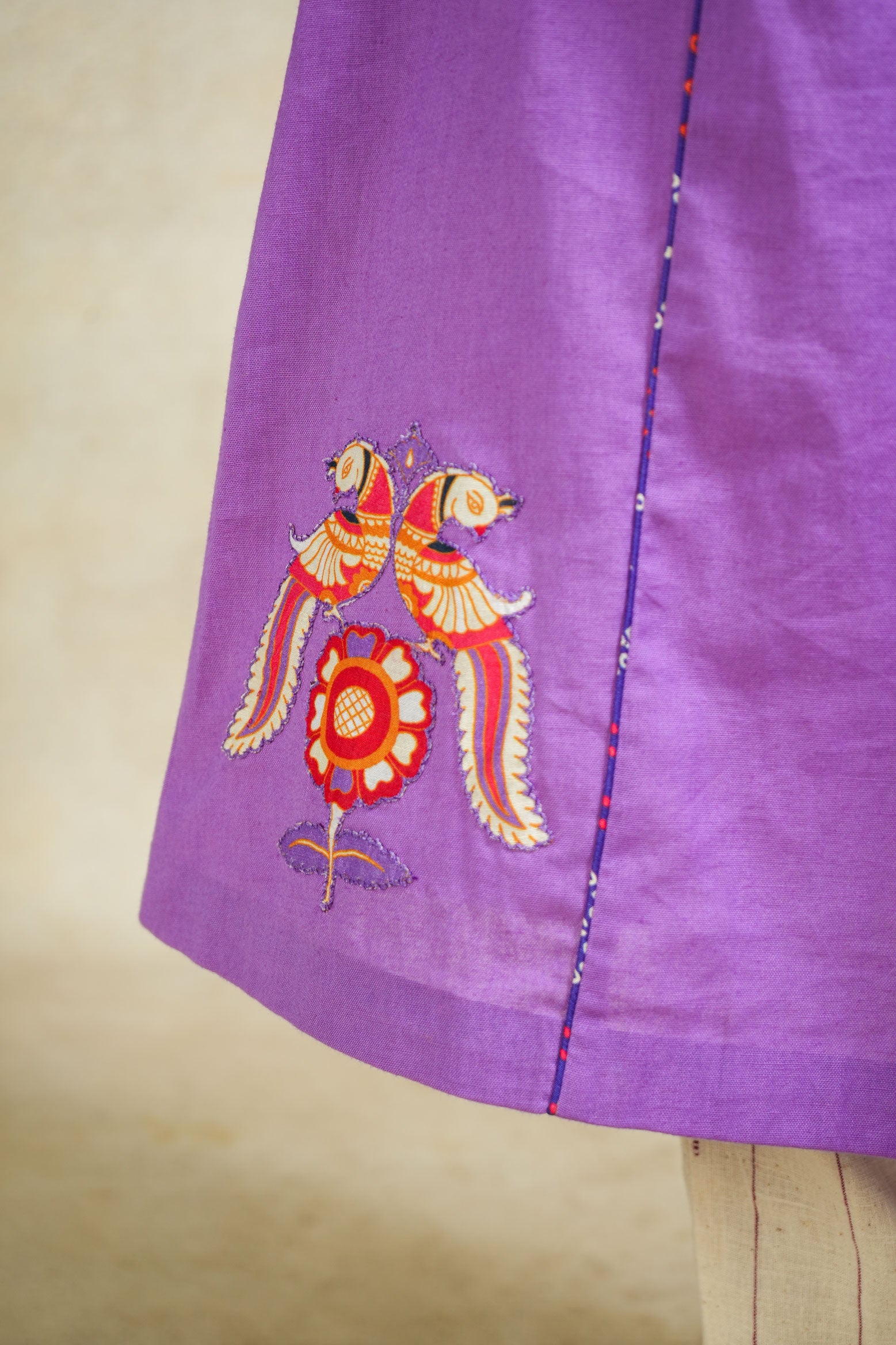Neelkanth lavender Kurti