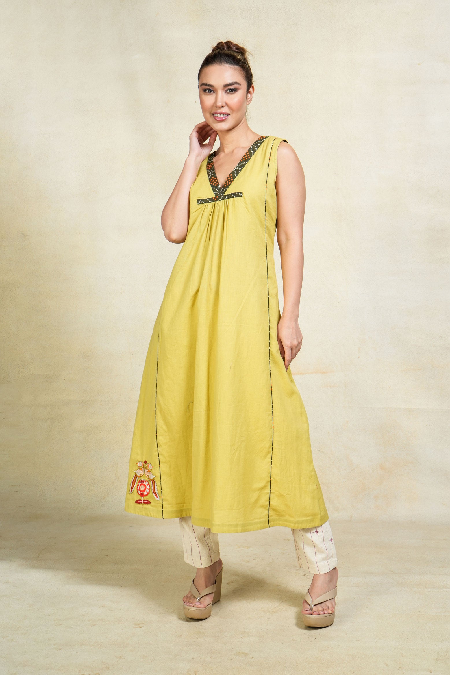 Neelkanth green Kurti
