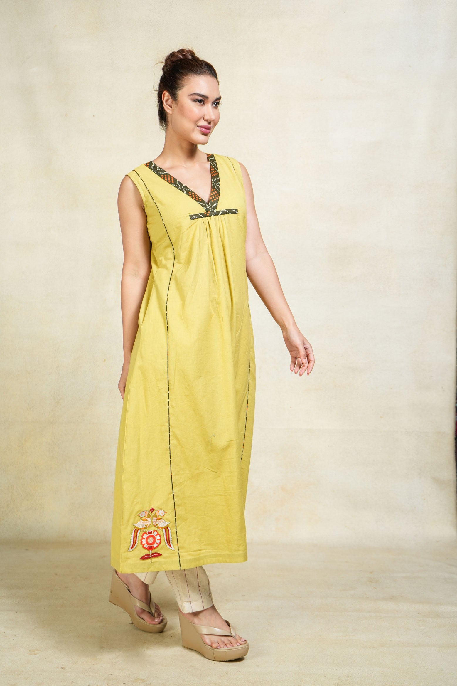 Neelkanth green Kurti