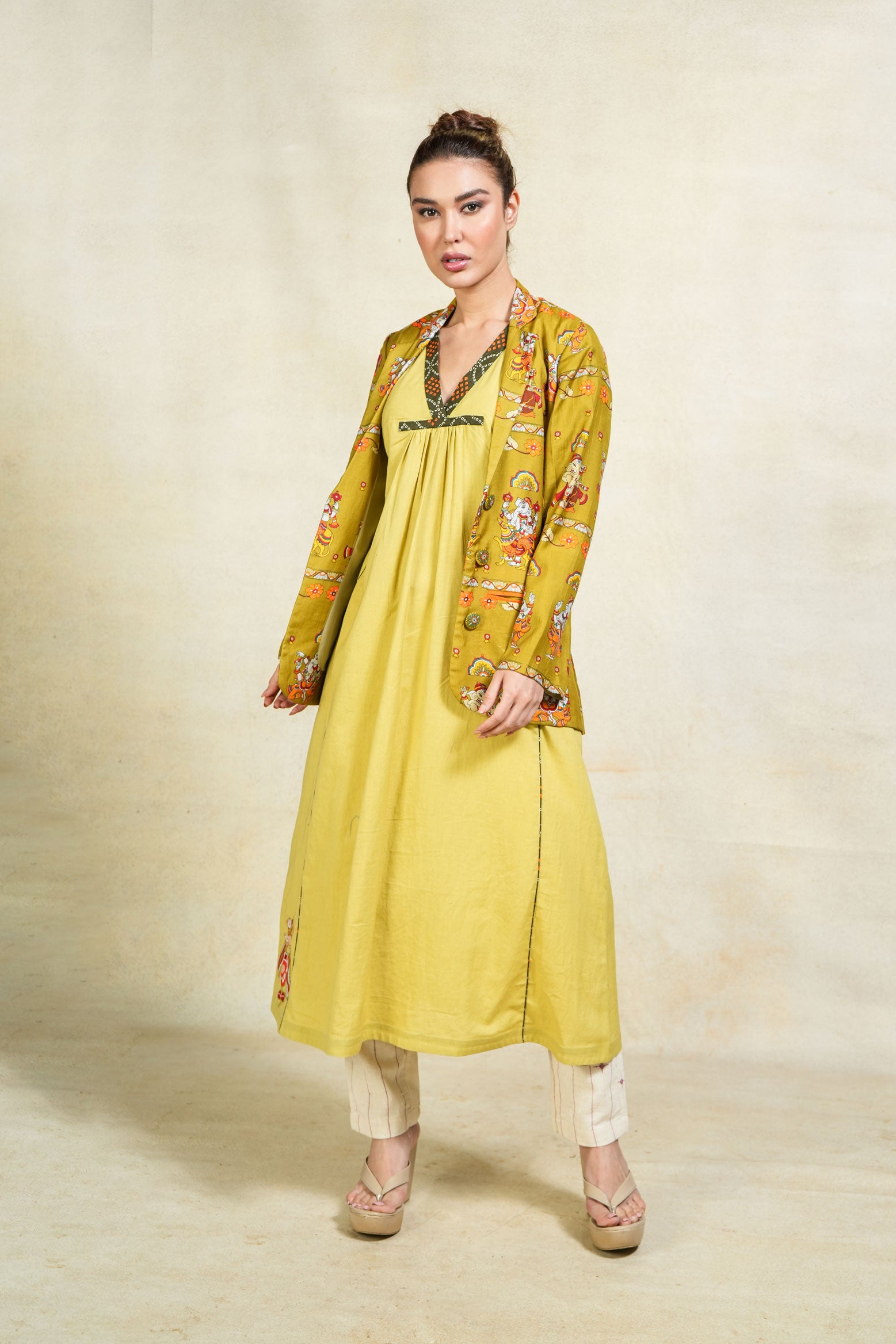 Neelkanth green Kurti