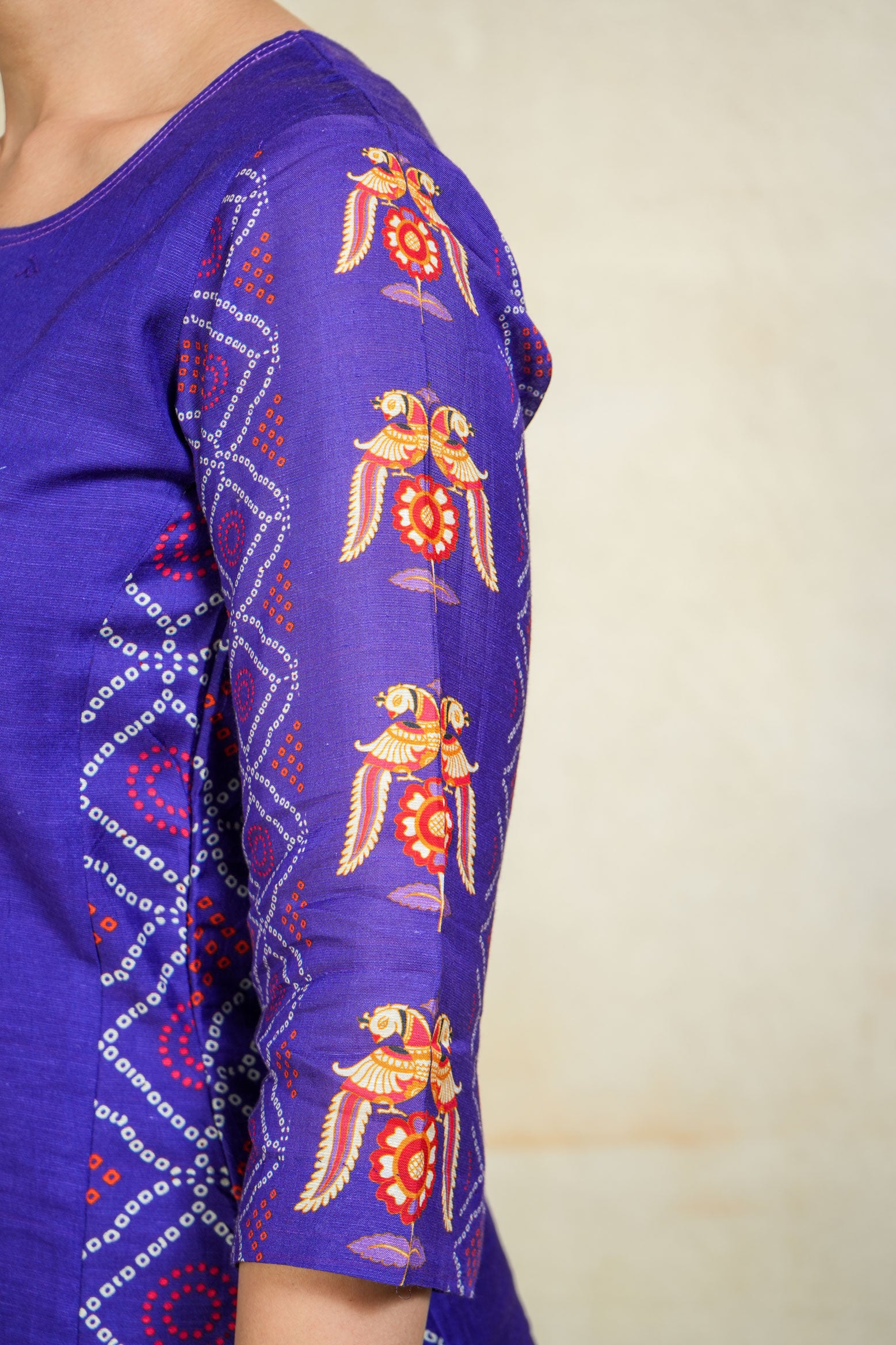 Kapila purple set of 2 (kurta + palazzo)