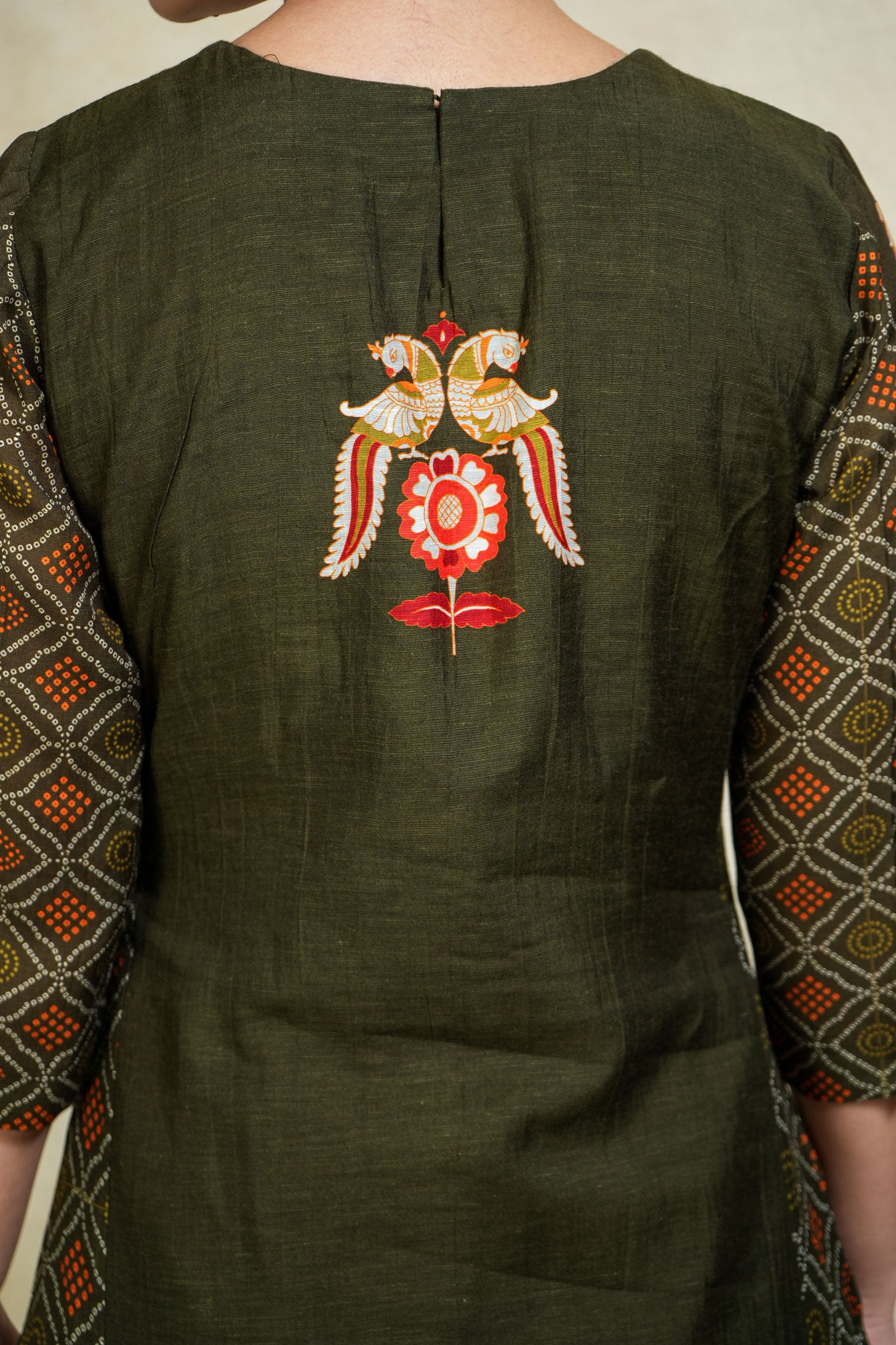 Kapila green set of 2 ( kurta + palazzo )