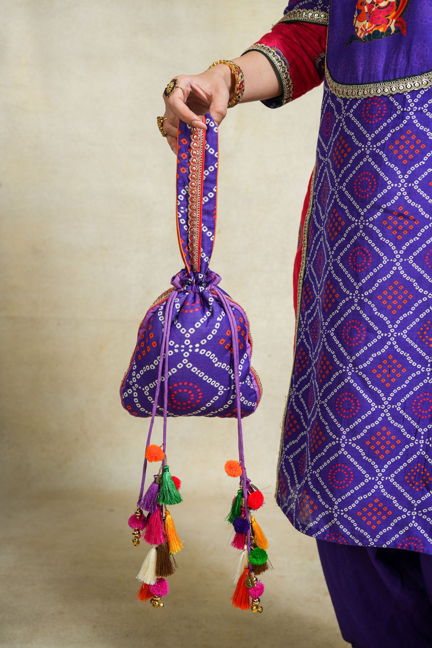GAJANAN PURPLE POTLI