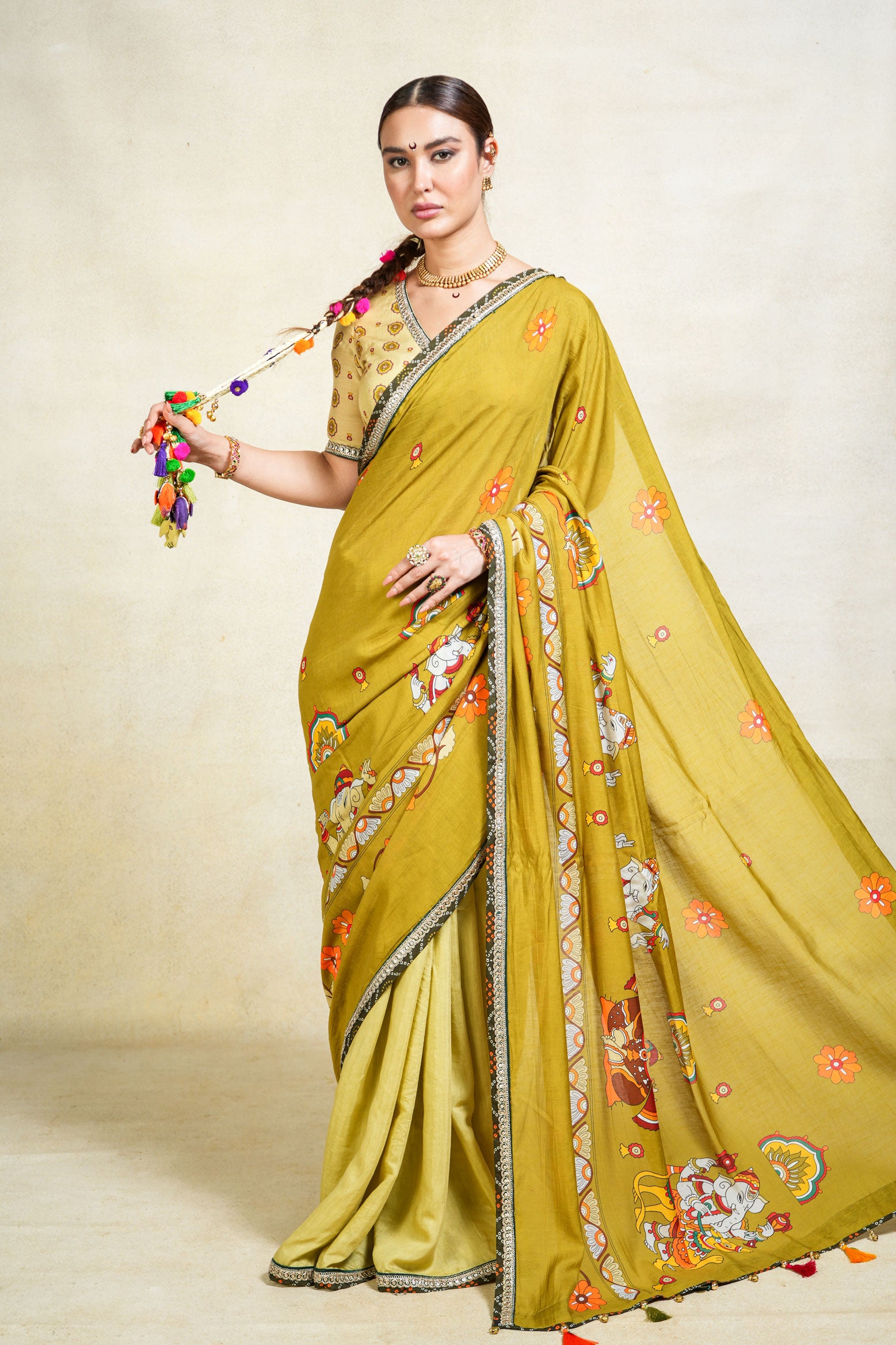SUMUKH GREEN SAREE