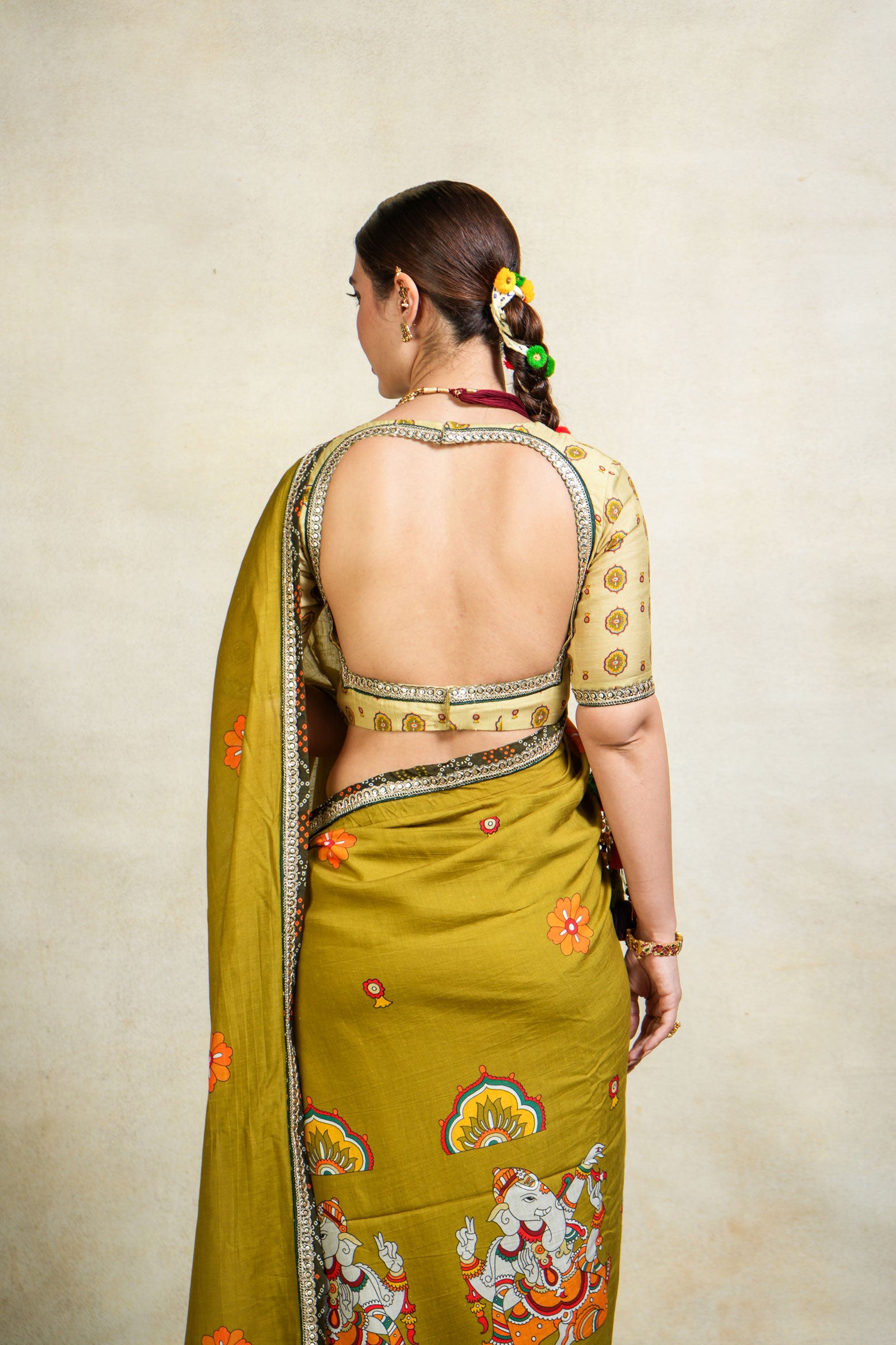 SUMUKH GREEN SAREE
