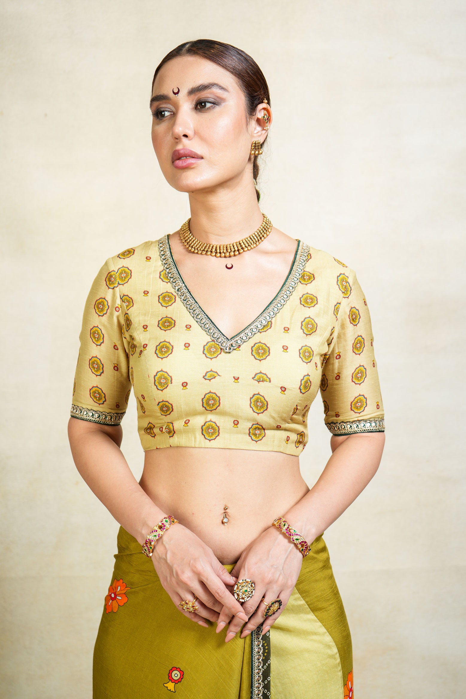 SUMUKH GREEN SAREE