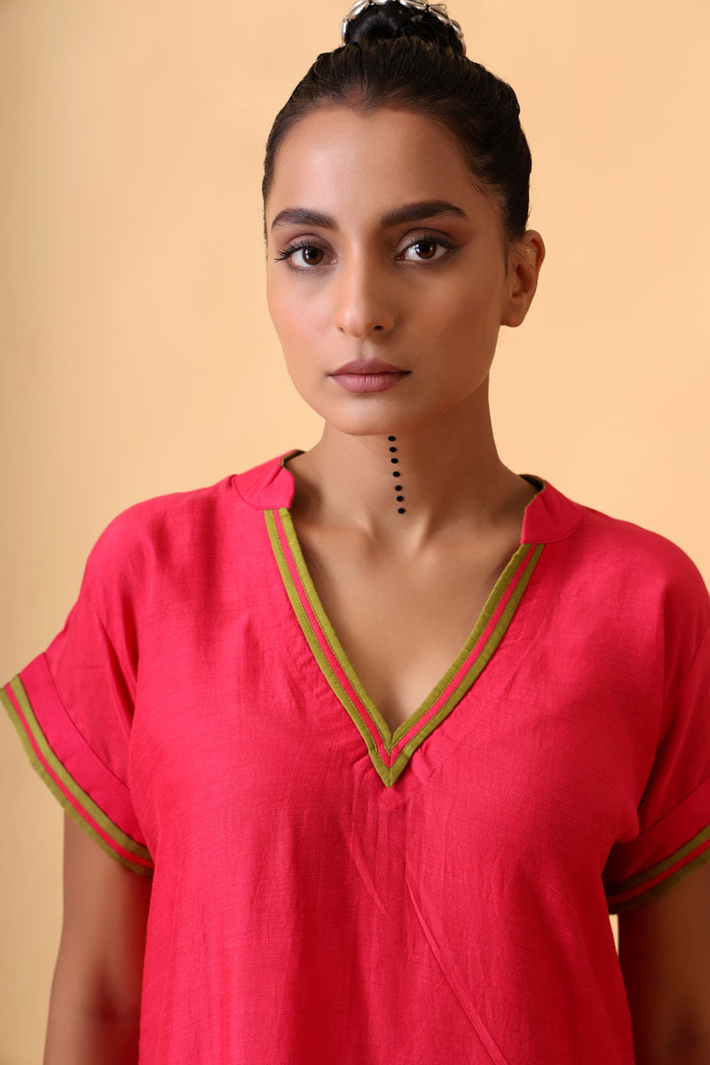 VARNAM BLUSH DRESS