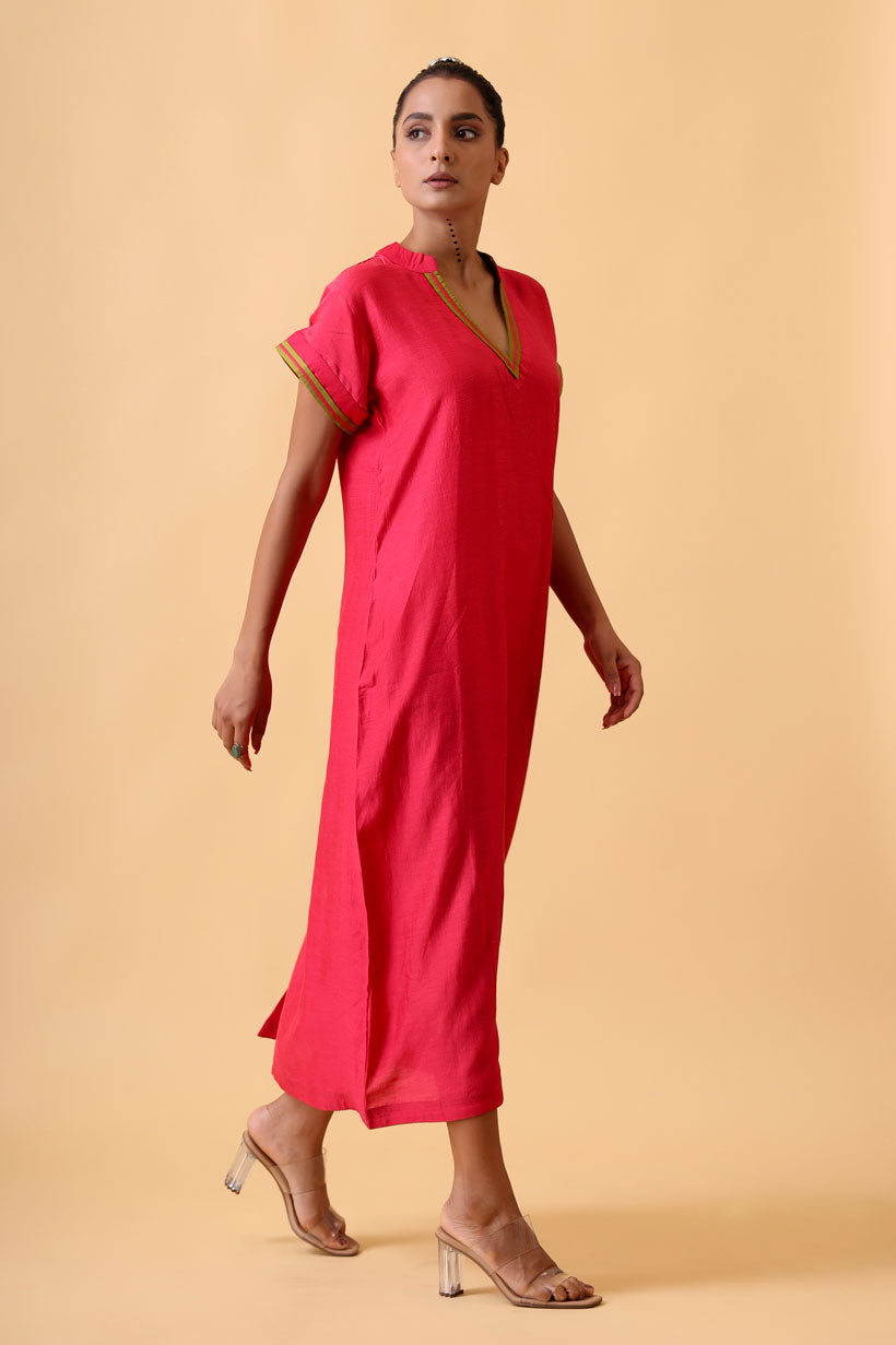 VARNAM BLUSH DRESS