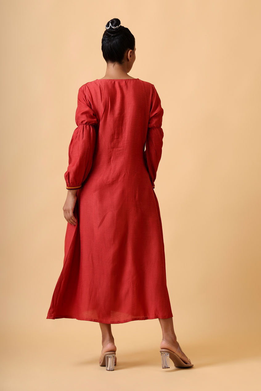 VASTRAM TERRACOTTA DRESS