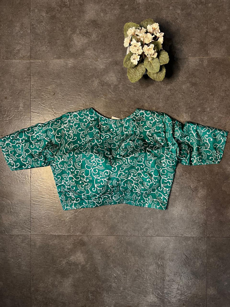 Varak Green blouse