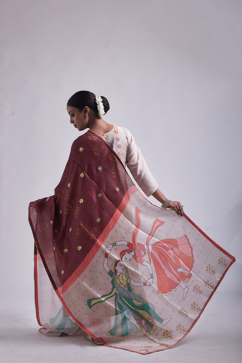 Wine Naach dupatta