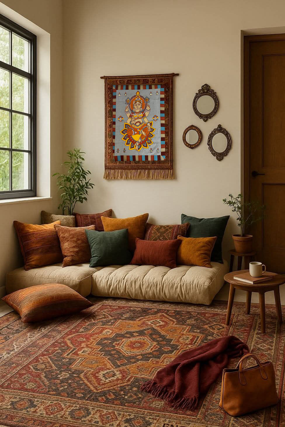 Lakshmi Fabric wall art